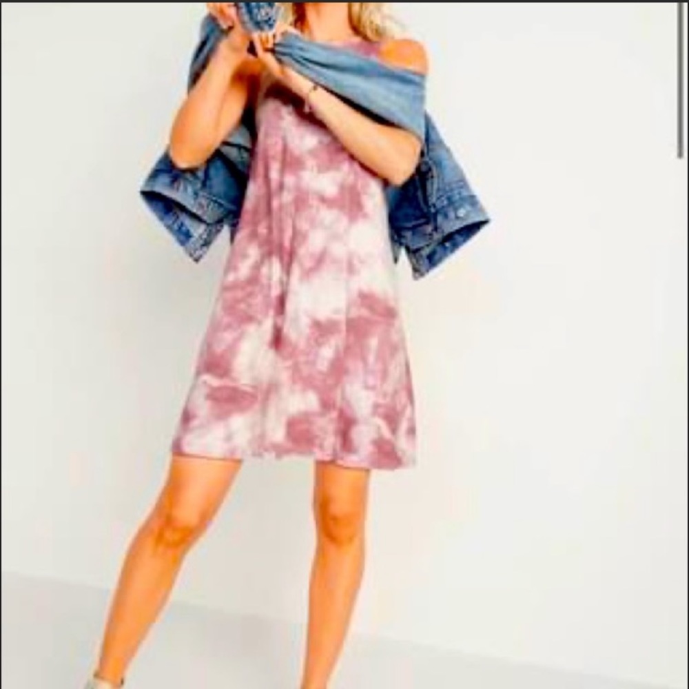 BNWT Old Navy tie dye tank dress